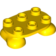Feet, 2 x 3 x 2/3 with 6 Studs on Top (66859)