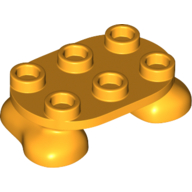 Feet, 2 x 3 x 2/3 with 6 Studs on Top (66859)