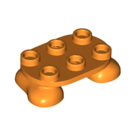 Feet, 2 x 3 x 2/3 with 6 Studs on Top (66859)