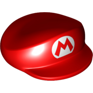 Nintendo Figure, Hat, Large, with Mario Logo Print (67017pr0001)