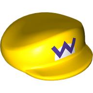 Nintendo Figure, Hat, Large with Dark Purple Wario Logo print (67017pr0003)