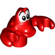 Animal, Crab, Sebastian with Eyebrows Print (67051pr0003)