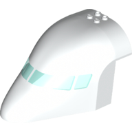 Aircraft Fuselage Curved Forward 8 x 12 x 6 Top (67241)