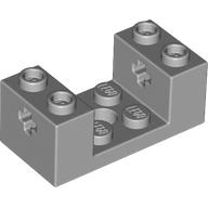 Brick Special 2 x 4 x 1 1/3 with Axle Holes and 2 x 2 Recessed and Hole (67446)