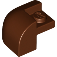 Brick Curved 2 x 2 x 1 1/3 Curved Top, Corner (67810)