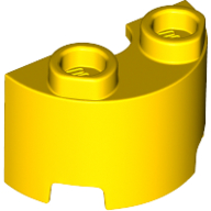 Brick Round, Half 1 x 2 (68013)