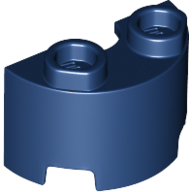 Brick Round, Half 1 x 2 (68013)