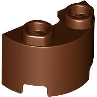 Brick Round, Half 1 x 2 (68013)