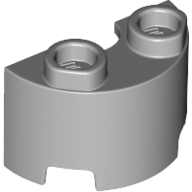 Brick Round, Half 1 x 2 (68013)
