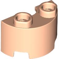 Brick Round, Half 1 x 2 (68013)
