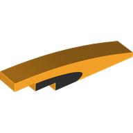 Slope Curved 1 x 6 with Black Oval on Side print (6801pr0011)