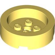 Brick Round 4 x 4 with Recessed Center (68325)