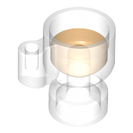 Equipment Stein/Cup with Trans-Orange Drink Pattern (68495pat0001)
