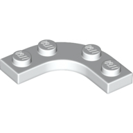 Plate Round Corner 3 x 3 with 2 x 2 Round Cutout (68568)