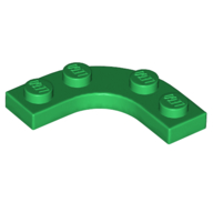 Plate Round Corner 3 x 3 with 2 x 2 Round Cutout (68568)