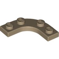 Plate Round Corner 3 x 3 with 2 x 2 Round Cutout (68568)