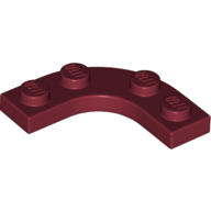 Plate Round Corner 3 x 3 with 2 x 2 Round Cutout (68568)