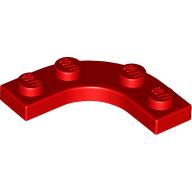 Plate Round Corner 3 x 3 with 2 x 2 Round Cutout (68568)