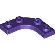 Plate Round Corner 3 x 3 with 2 x 2 Round Cutout (68568)