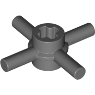 Technic Axle Connector Hub with 4 Bars at 90°, Reinforced Axle Hole (68888)
