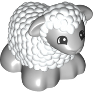 Duplo Animal Sheep / Lamb with Light Bluish Gray Legs and Head (69719pr0001)
