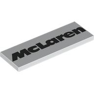 Tile 2 x 6 with Black 'McLaren' print (69729pr0032)