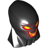 Large Figure Head, Alien Deviant with Yellow Eyes, Teeth, Red Lining print (69859pr0002)