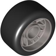 Wheel Rim 24 x 13.4 with Black Slick Tyre [Soft Rubber] (7056)
