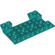 Slope Inverted 45° 6 x 8 Double with Pin Holes on Sides, 1 x 4 Cutout On Side (7064)