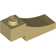 Brick Curved, 3 x 1 with 1/3 Inverted Cutout (70681)