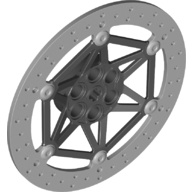 Brake Disc 8 x 8 with Black Center Pattern (71711pat0001)