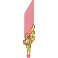 Weapon Sword, Broad with Trans-Red Blade pattern (7182pat0001)