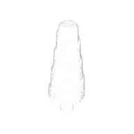 Creature Body Part, Horn (Unicorn) with Small Pin (7199)