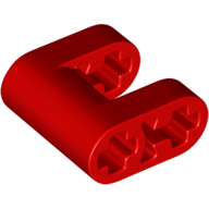 Technic Connector 2 x 2 with 1 x 1 Cut-Out with Axle Holes (72008)