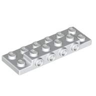 Plate Special 2 x 6 x 2/3 with 4 Studs on Side, 3 Support Walls on Bottom (72132)