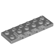 Plate Special 2 x 6 x 2/3 with 4 Studs on Side, 3 Support Walls on Bottom (72132)