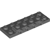 Plate Special 2 x 6 x 2/3 with 4 Studs on Side, 3 Support Walls on Bottom (72132)