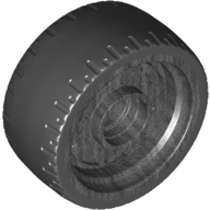 Wheel Rim 24 x 12 with Black Tyre (72206)