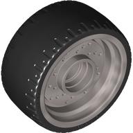 Wheel Rim 24 x 12 with Black Tyre (72206)