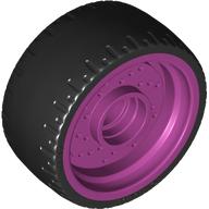 Wheel Rim 24 x 12 with Black Tyre (72206)