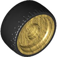 Wheel Rim 24 x 12 with Black Tyre (72206)