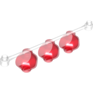 Duplo Three Lanterns on Bar (72418)