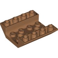 Slope Inverted 45° 4 x 4 Double with 4 x 2 Recessed, 2 Holes (72454)