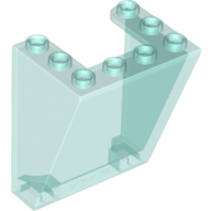 Windscreen 3 x 4 x 4 Inverted, Rounded Top Inside Edges, Cut-Out Bottom Inside Edges (72475)