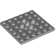 Plate 6 x 6 with 5 Center Holes (73110)
