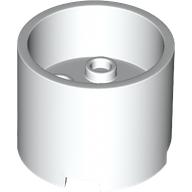 Brick Round 3 x 3 x 2 Recessed Center with 2 x 2 Studs and Axle Hole (73111)