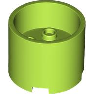 Brick Round 3 x 3 x 2 Recessed Center with 2 x 2 Studs and Axle Hole (73111)