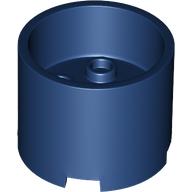 Brick Round 3 x 3 x 2 Recessed Center with 2 x 2 Studs and Axle Hole (73111)