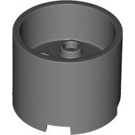 Brick Round 3 x 3 x 2 Recessed Center with 2 x 2 Studs and Axle Hole (73111)