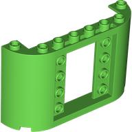 Panel 2 x 8 x 4 with Curved Sides (7323)
